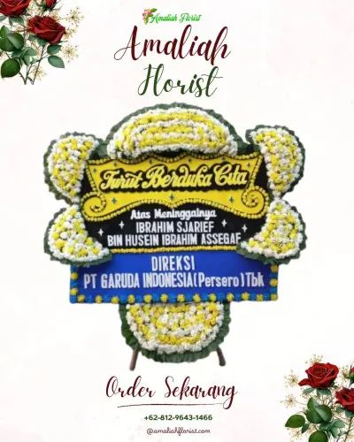 Papan Bunga Duka palinggihan