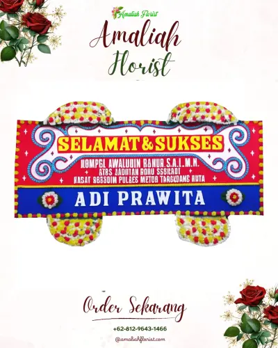 Karangan Bunga Ucapan Selamat palinggihan